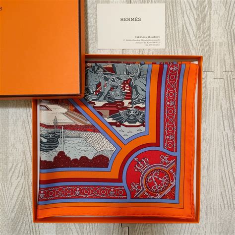 HERMES Silk Flanerie A Versailles Scarf 90 